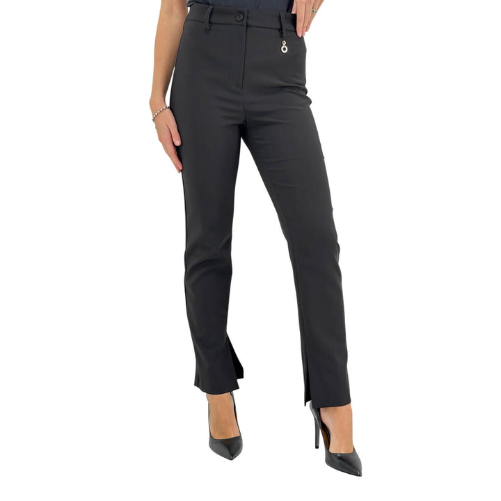 Relish, Pantaloni, Donna, Cisalina, Poliestere, Nero