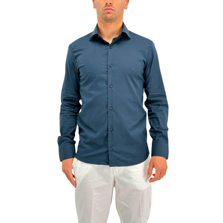 Edd Camicia Sinfonia Uomo, Basic, Colletto Classico, Tessuto Misto - BassiniBoutique.it