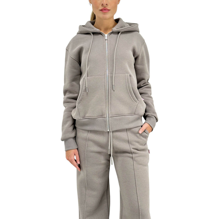 Superculture, Felpa Donna, Etta, Cotone, Grigio