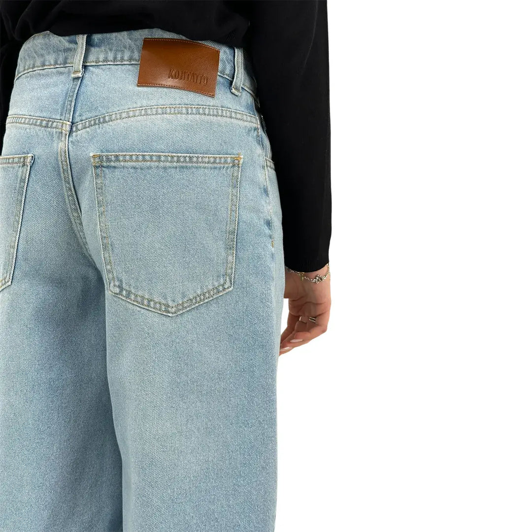 Kontatto, Bermuda, Donna, Denim, Blu