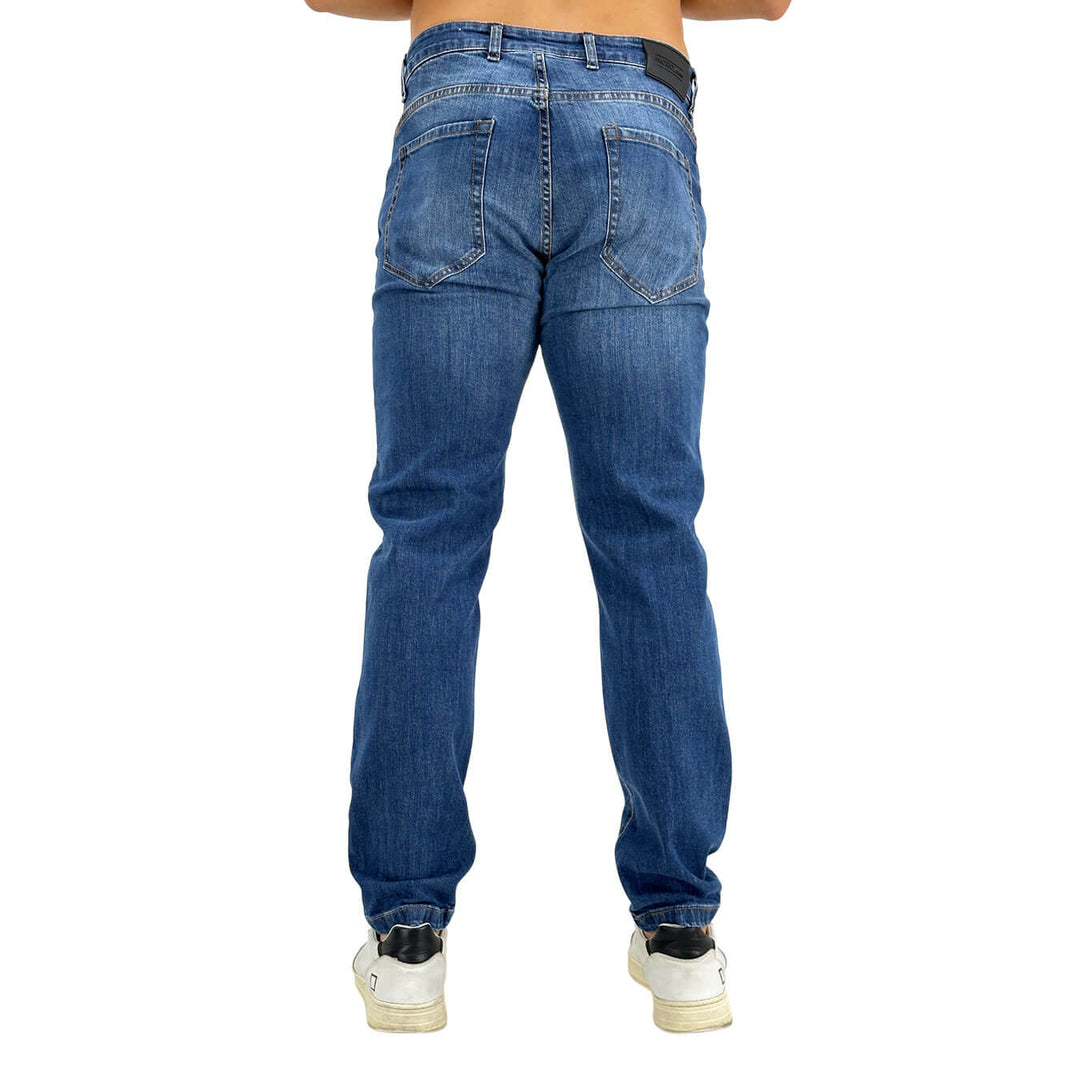 Moro, Jeans, Uomo, Cotone, Blu