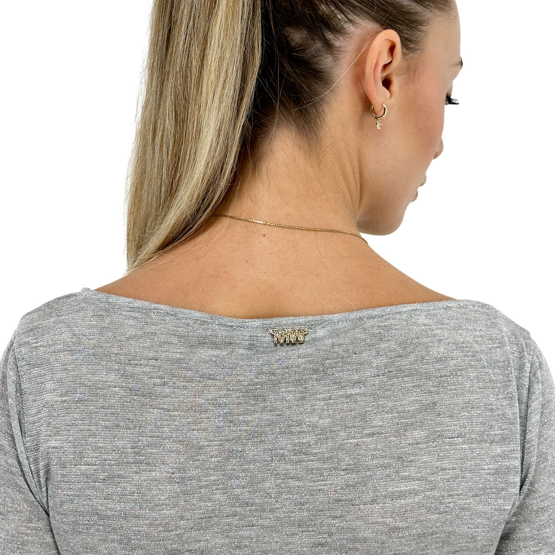 Markup, Maglia, Donna, Tessuto Misto, Grigio
