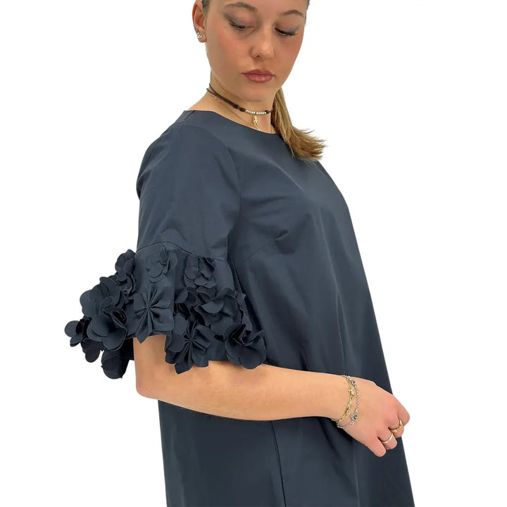 Meimeij, Abito, Donna, Cotone, Nero