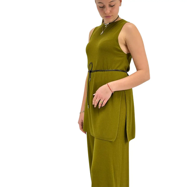 Kontatto, Maglia, Donna, Tessuto Misto, Verde