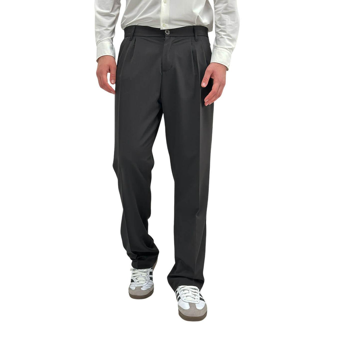 Imperial Pantaloni Uomo, Regular Fit, Pence, Cotone, Nero