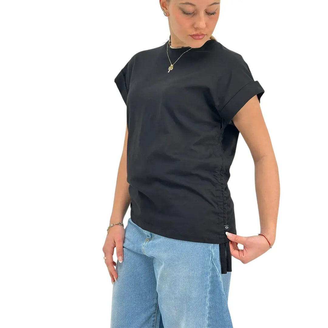 Ottod'Ame, T-Shirt, Donna, Cotone, Nero