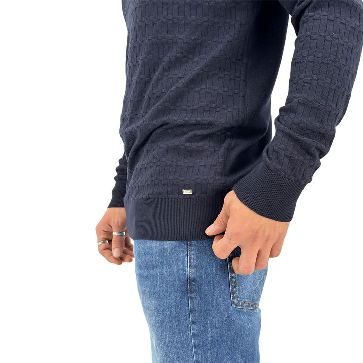 Markup, Maglia, Uomo, Viscosa, Blu