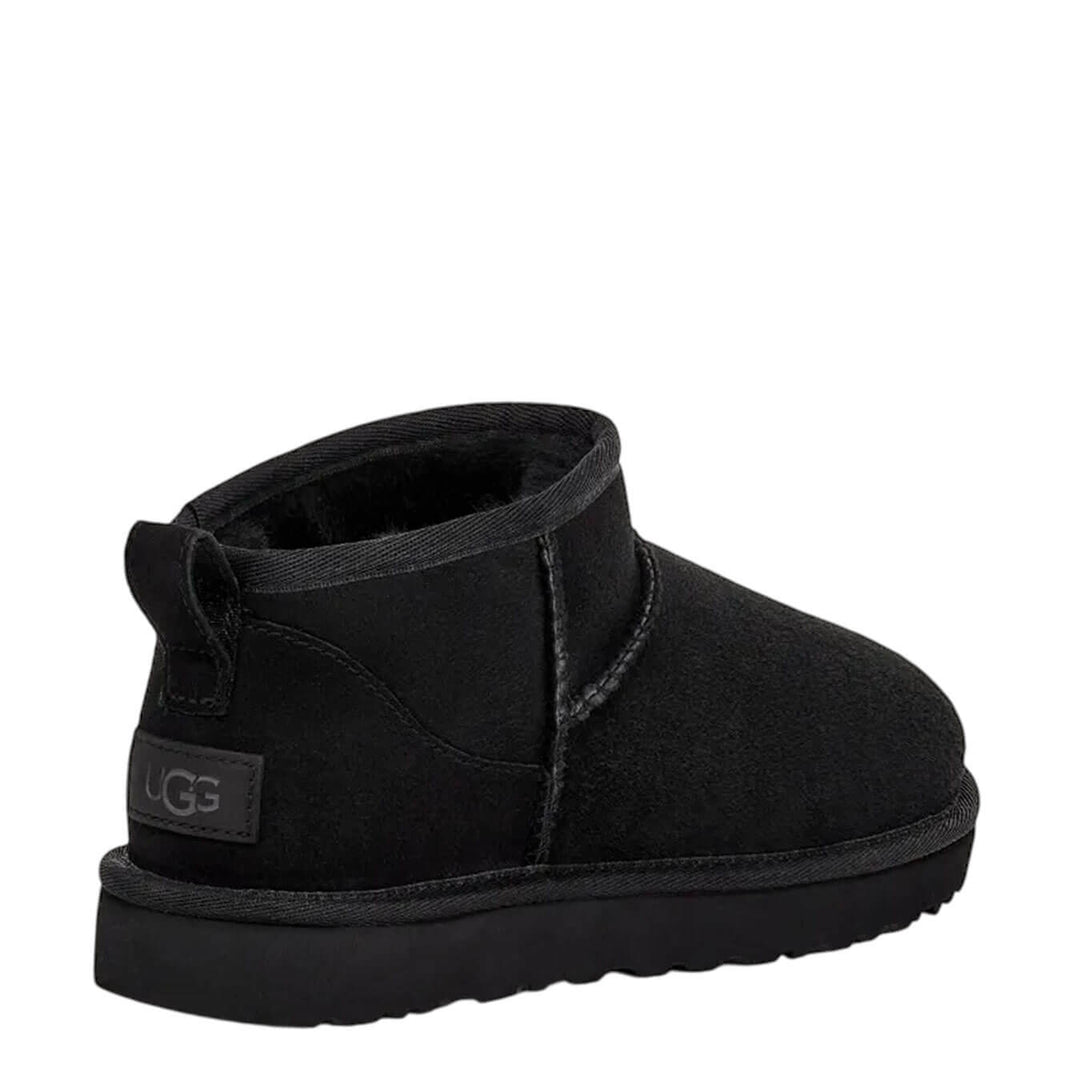 Ugg Scarpe Donna, Stivali Classic Ultra Mini, Camoscio, Nero