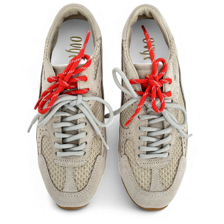 Ovyé Scarpe Donna, Sneakers, Scamosciato, Avorio