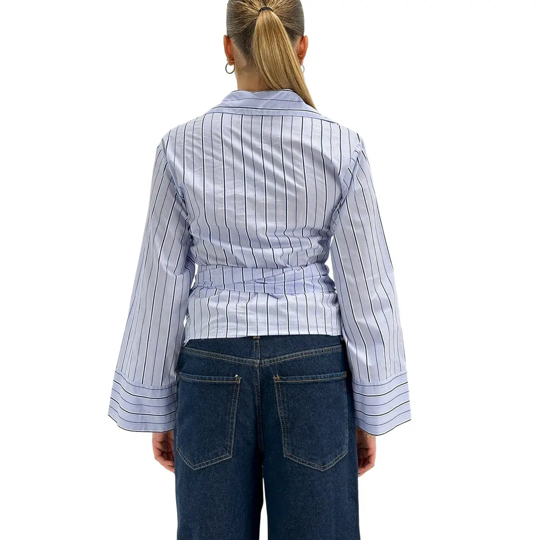 Koralline, Camicia, Donna, Modello Kimono, Cotone