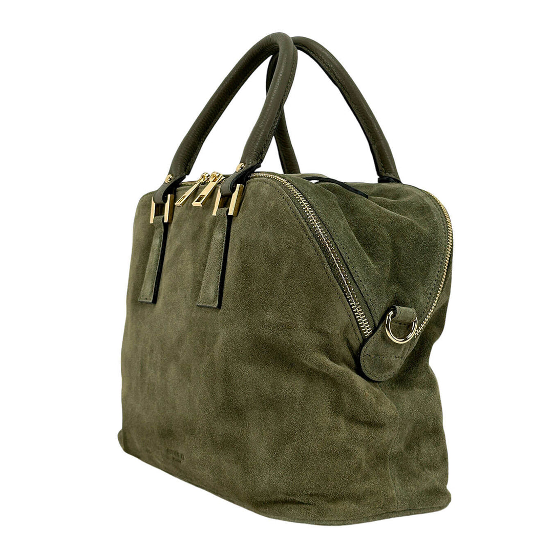 Avenue67 Fandango XS Women's Handbag, Suede, Green