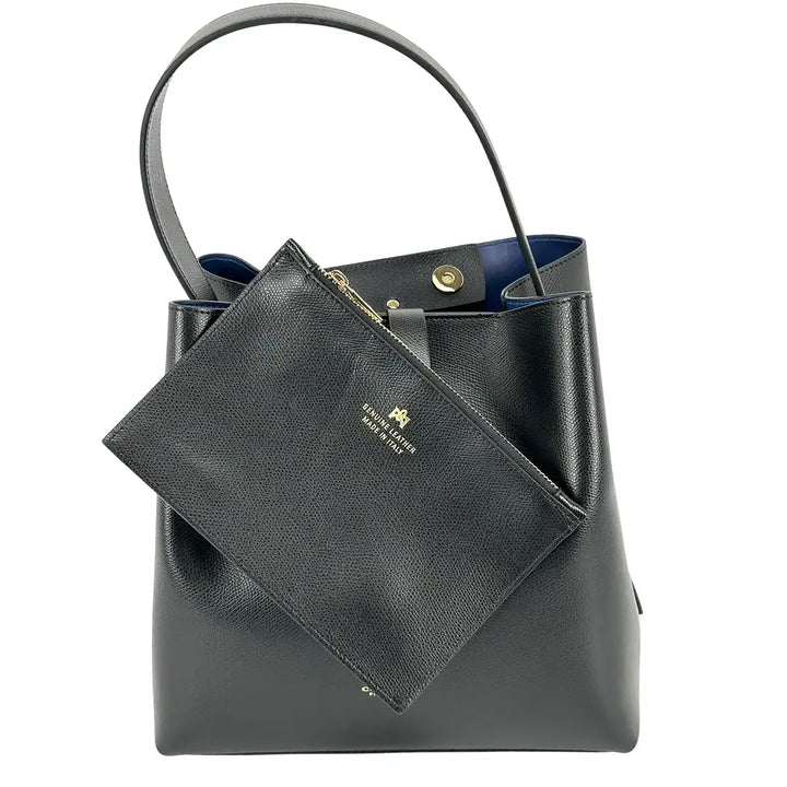 Cuoieria Fiorentina, Secchiello, Donna, Alice, Pelle, Nero