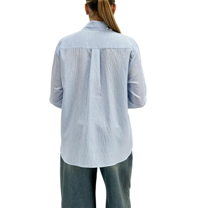 Kontatto, Camicia, Donna, Tessuto Misto, Azzurro