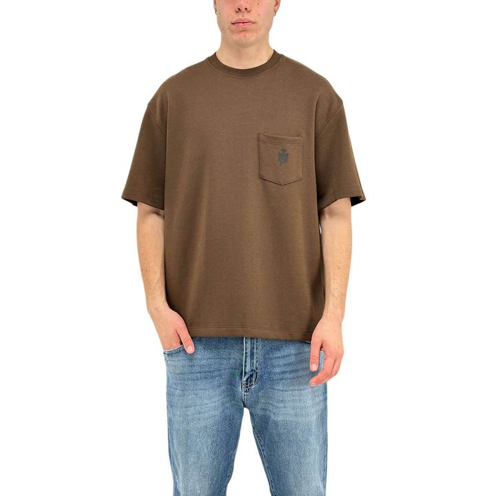 Imperial Maglia Uomo, T-Shirt, Girocollo, Cotone, Marrone