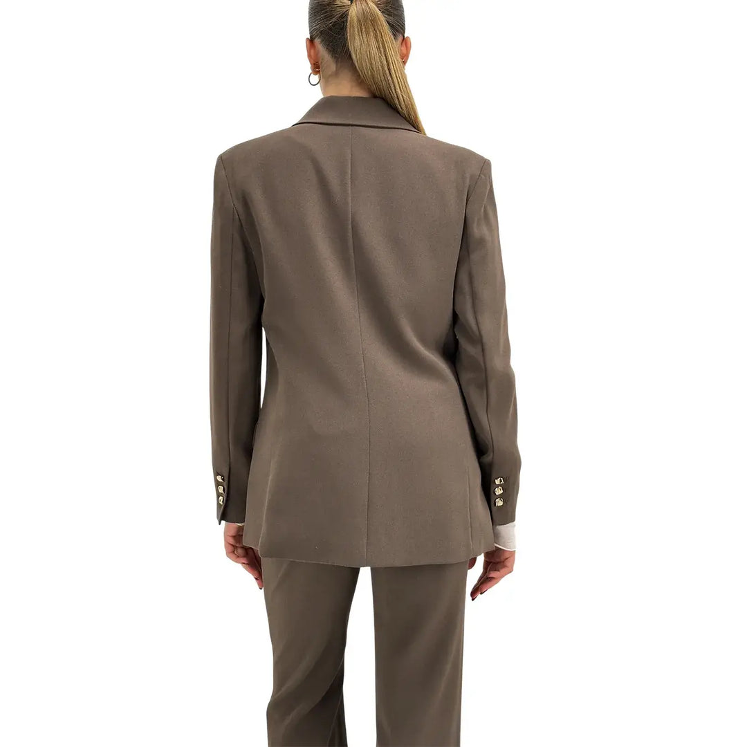 Koralline, Giacca, Donna, Poliestere, Marrone