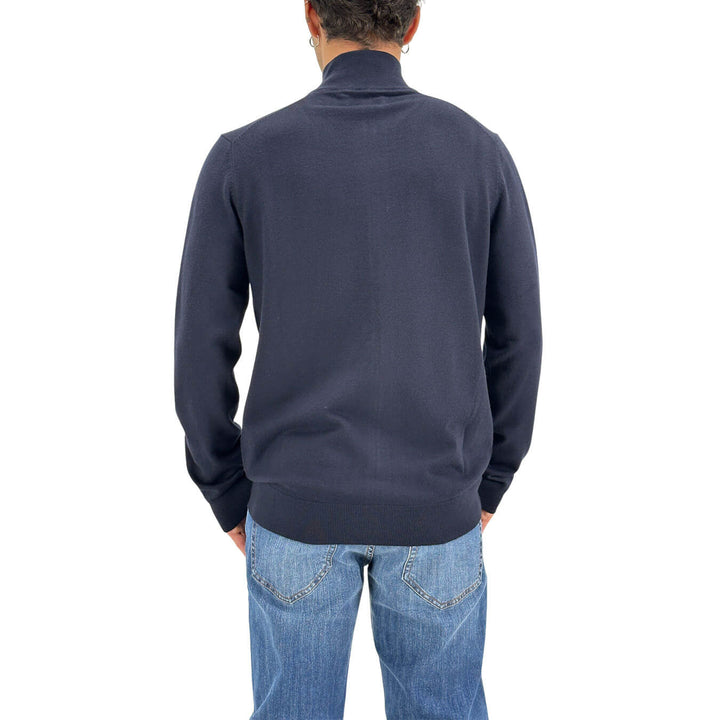 Markup, Maglia Zip, Uomo, Viscosa, Blu