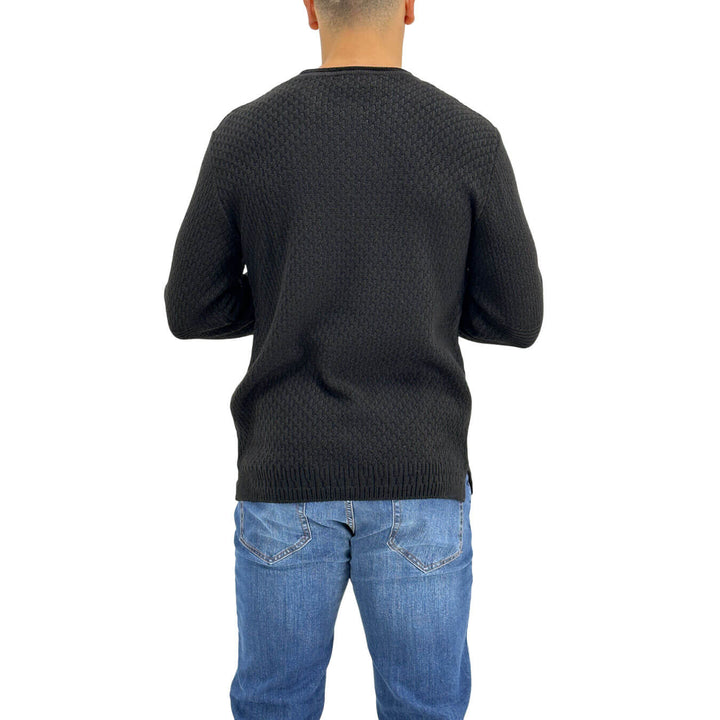 BL.11, Maglia, Uomo, Acrilico, Nero