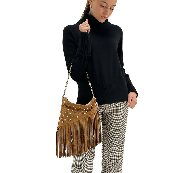 Markup, Maglia Dolcevita, Donna, Tessuto Misto, Nero