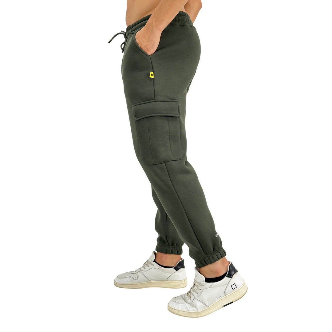 Superculture, Pantaloni, Uomo, Cotone, Verde