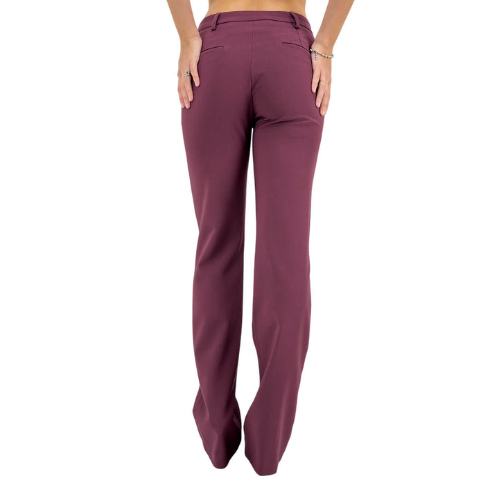 Relish, Pantaloni, Donna Cloes, Vita Alta, Poliestere, Violet
