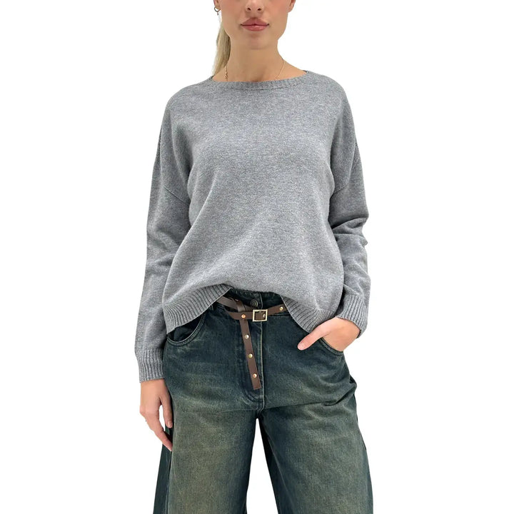 Motel, Maglia, Donna, Tessuto Misto, Grigio