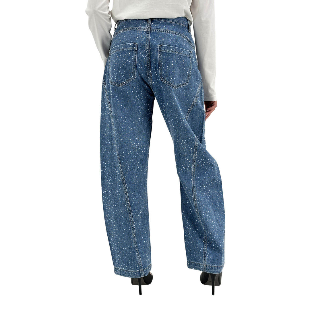 Tensione In, Jeans, Donna, Strass, Cotone