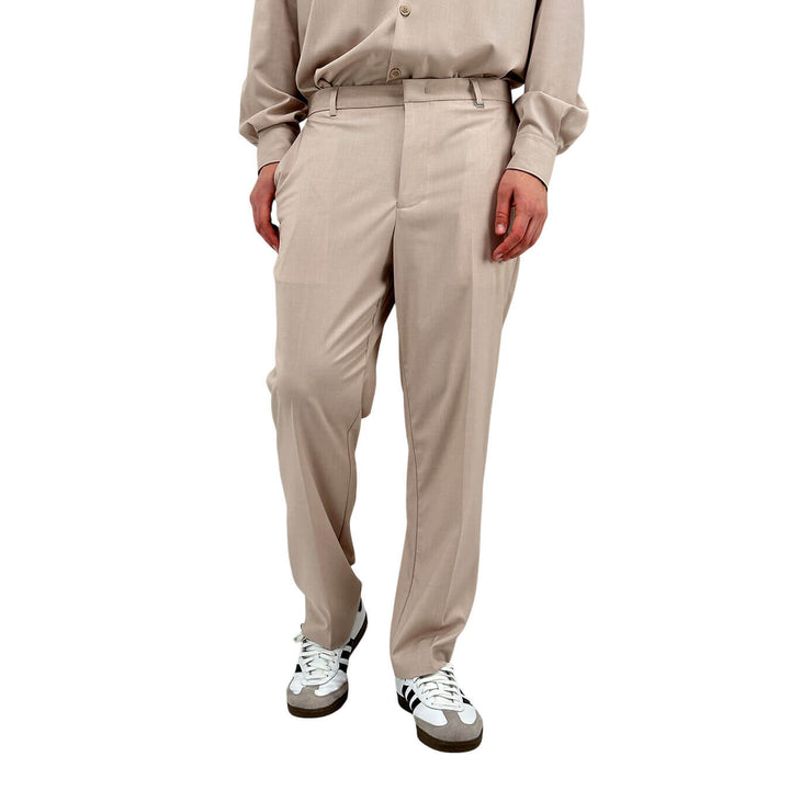 I'm Brian Pantaloni Chino Uomo, Regular Fit, Tessuto Misto, Beige