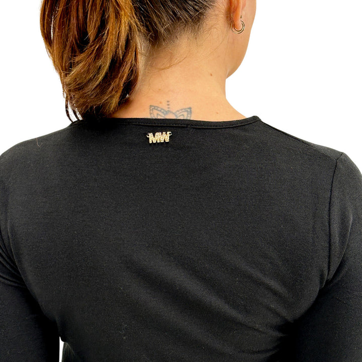 Markup, Maglia, Donna, Tessuto Misto, Nero