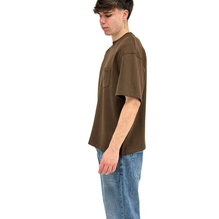 Imperial Maglia Uomo, T-Shirt, Girocollo, Cotone, Marrone