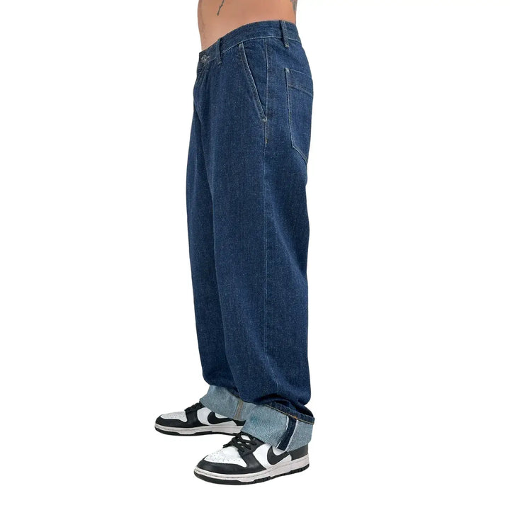 Rytual, Jeans, Over, Uomo, Cotone, Blu