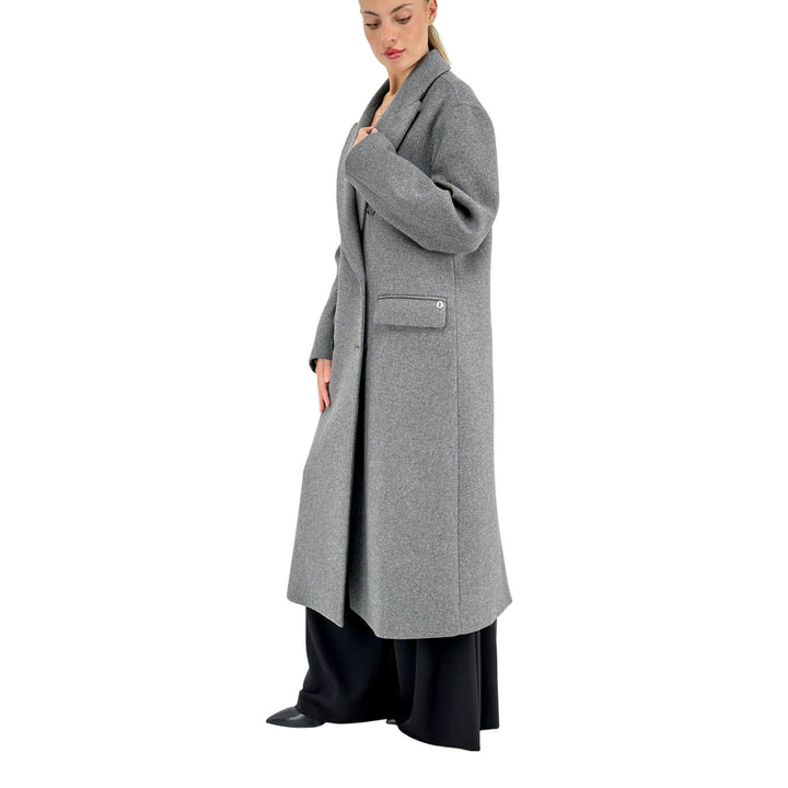 Ottod'Ame, Cappotto, Doppiopetto, Lana, Grigio