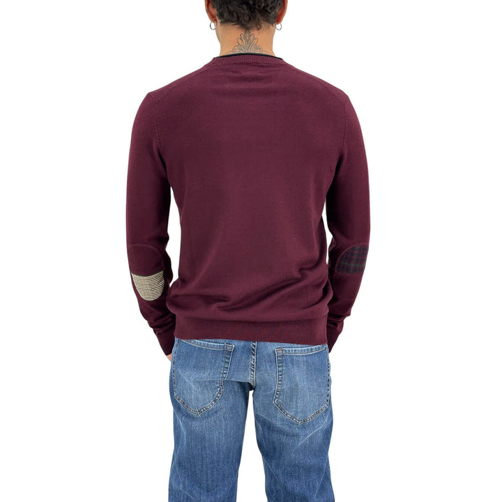 Markup, Maglia, Uomo, Viscosa, Bordeaux