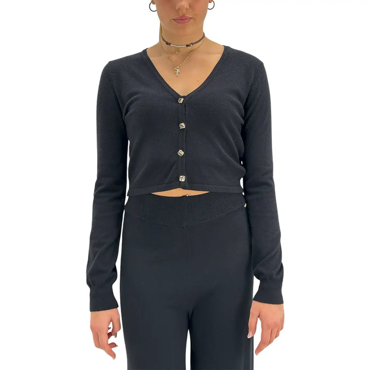 Koralline, Twinset, Donna, Tessuto Misto, Nero