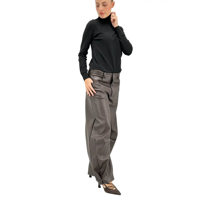 Motel, Maglia, Lupetto, Donna, Tessuto Misto, Nero