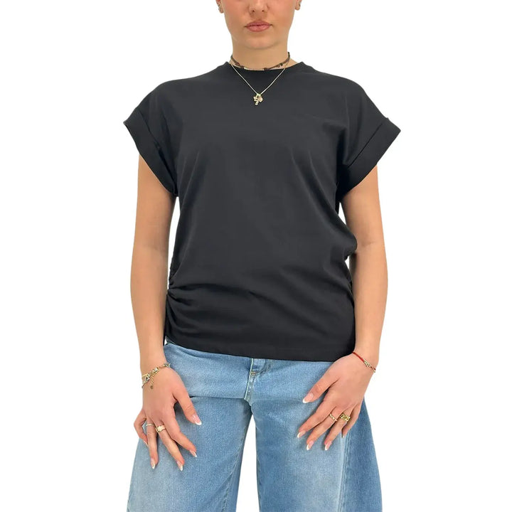 Ottod'Ame, T-Shirt, Donna, Cotone, Nero