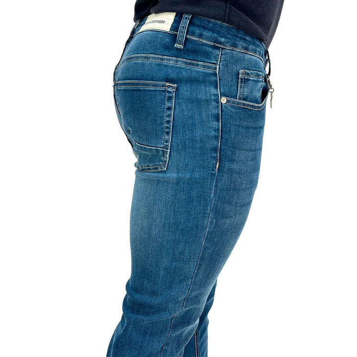 Rytual Pantaloni Uomo, Jeans, Denim, Chino, Cotone, Blu Medio - BassiniBoutique.it