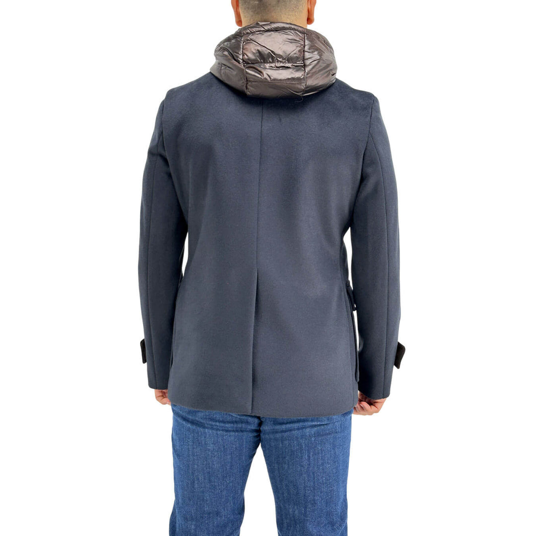 Markup, Caban Doppiopetto, Uomo, Poliestere, Blu