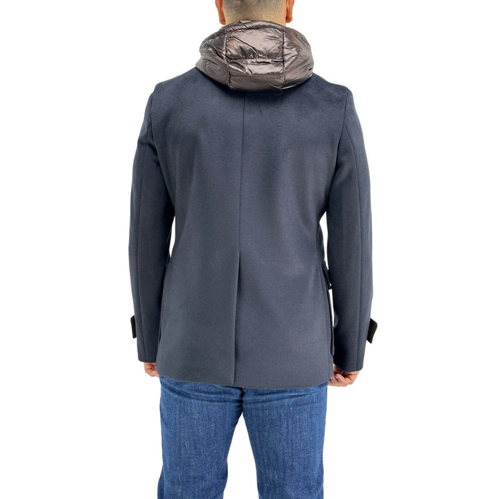 Markup, Caban Doppiopetto, Uomo, Poliestere, Blu