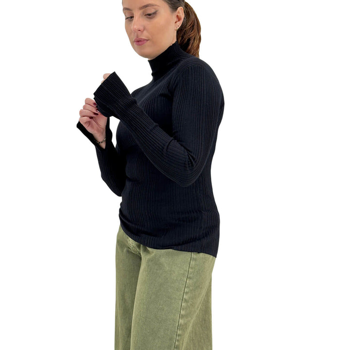 Markup, Maglia, Donna, Viscosa, Nero
