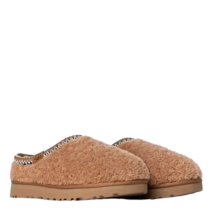 Ugg Tasman Scarpe Donna, Ciabatta, Sabot, Maxi Curly, Pecora, Chestnut