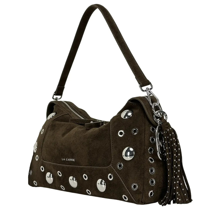 La Carrie, Borsa, Donna, Suede, Verde