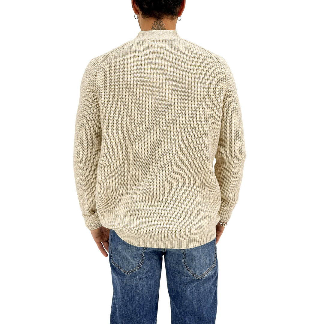 Markup, Cardigan, Uomo, Tessuto Misto, Beige