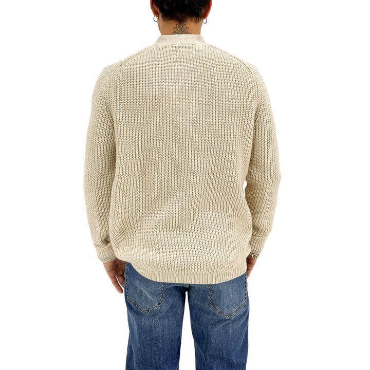 Markup, Cardigan, Uomo, Tessuto Misto, Beige