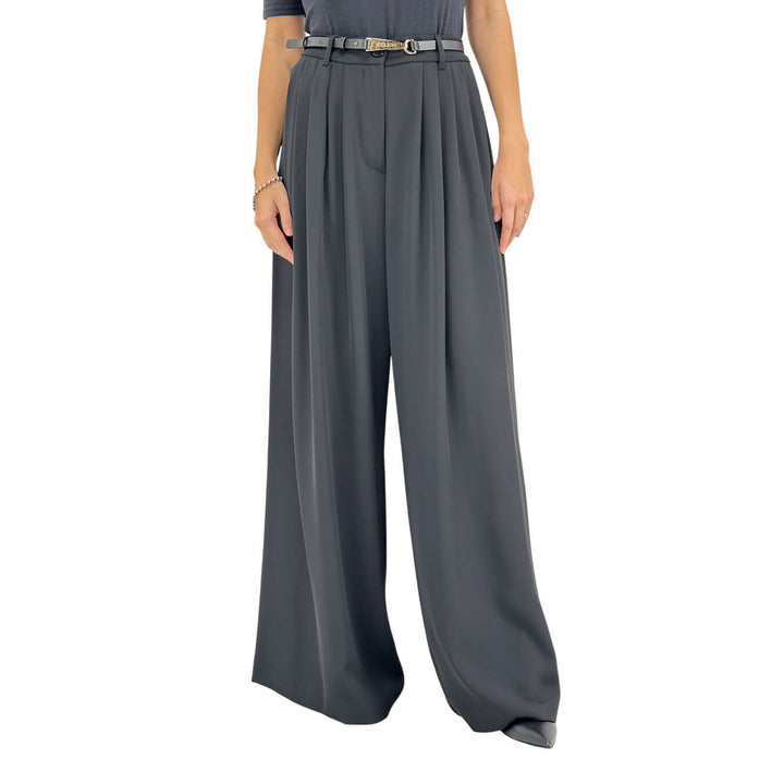 Relish, Pantaloni, Donna, Iridem, Fibbia, Pences, Poliestere, Nero