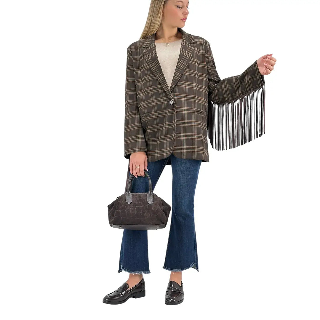 Bassini Maglia Cashmerina Donna Beige Ultralight con Scollo a Barca e Maniche Lunghe