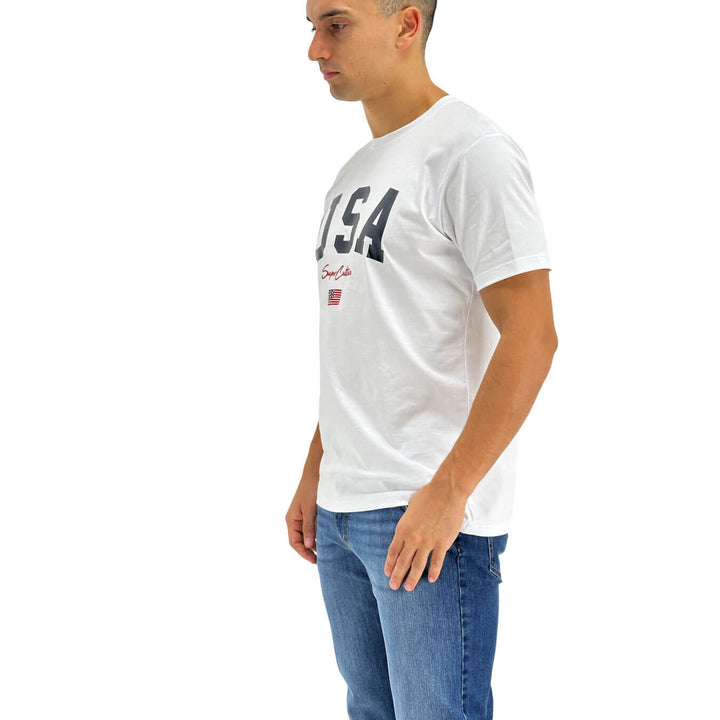 Superculture, T-Shirt, Uomo, Cotone, Bianco