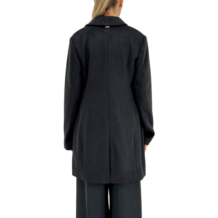 Markup, Cappotto, Donna, Tessuto Misto, Nero