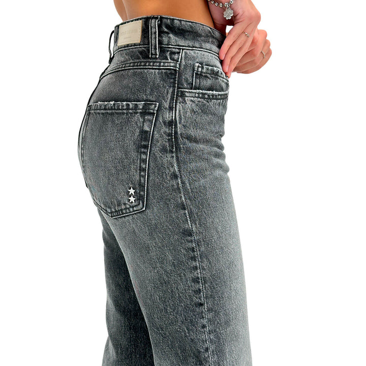 Icon Denim Jill Pantaloni Donna, Jeans alla Caviglia, Cotone, Nero