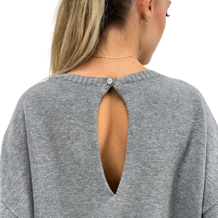 Motel, Maglia, Donna, Tessuto Misto, Grigio