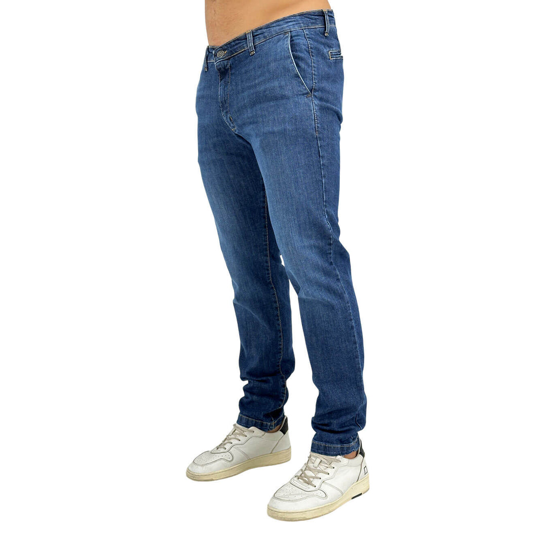 Moro, Jeans, Uomo, Cotone, Blu